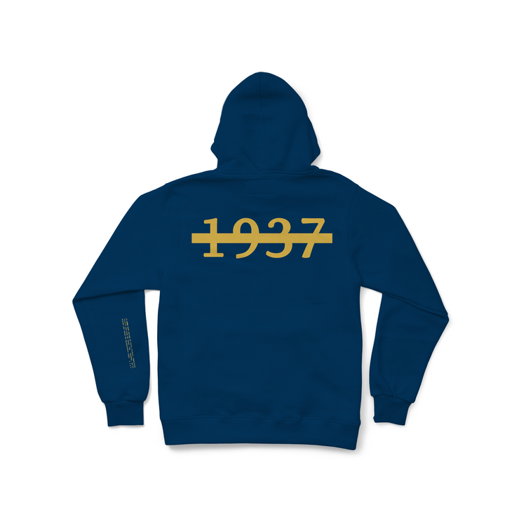 1̶9̶3̶7̶ STORY HEMP HOODIE - BLUE GOLD HEAVYWEIGHT