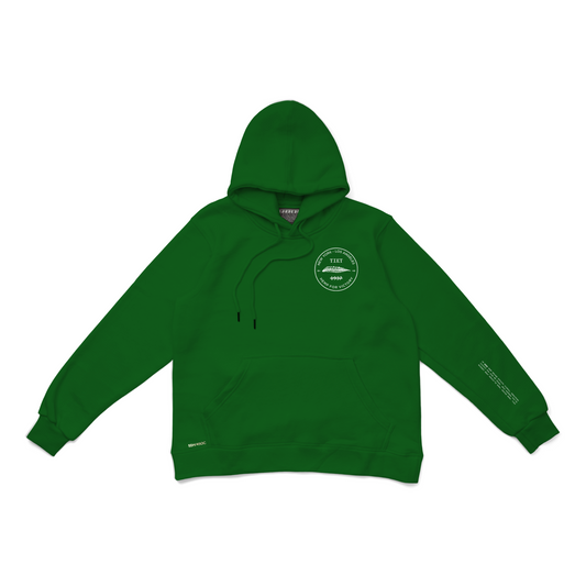1̶9̶3̶7̶ STORY HEMP HOODIE - GREEN WHITE
